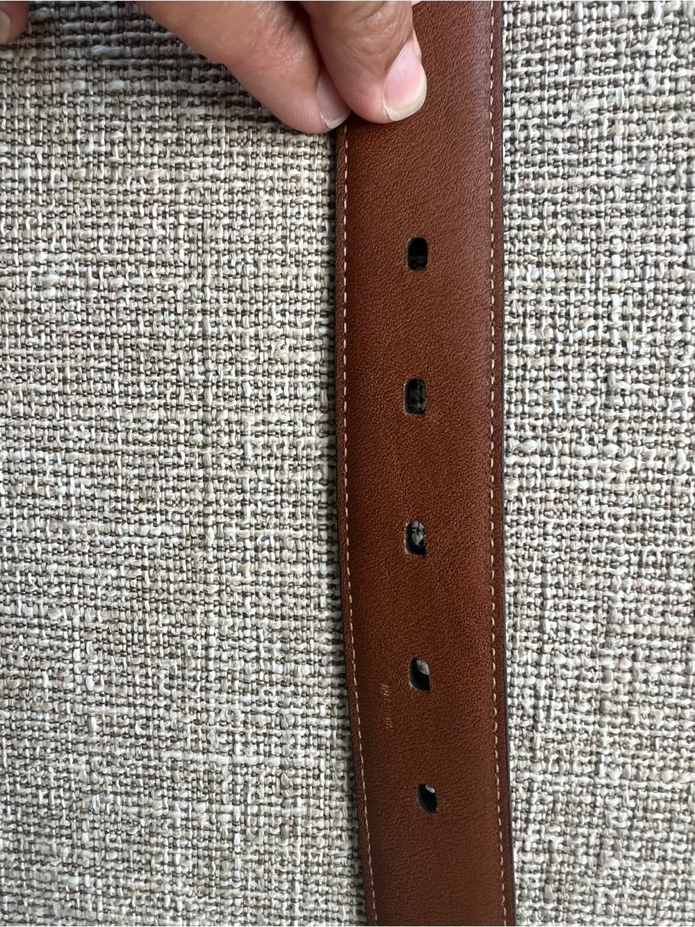 Johnston & Murphy Men's Black Leather Belt, size 36